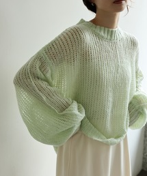 select MOCA Et（セレクトモカエト）の「【Et】Mohair-like Crew Neck Knit（ニット/セーター）」