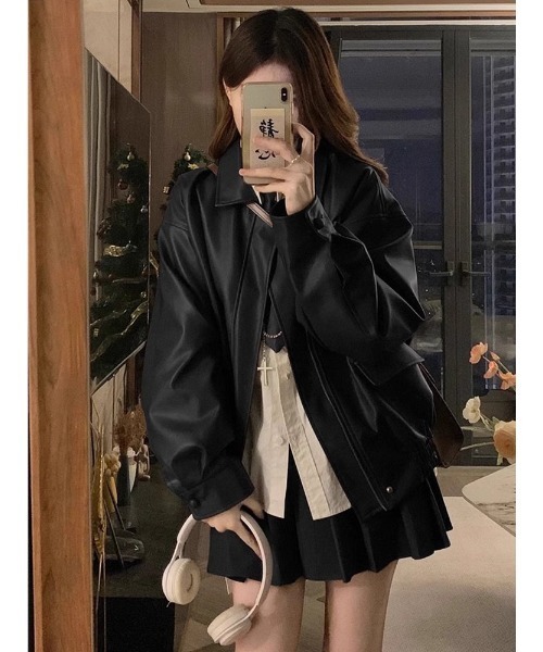 Ritzy(リッツィー)の「PUコート(ピーコート・レディース・ブラック/ブラウン・M/L)」の2枚目の写真