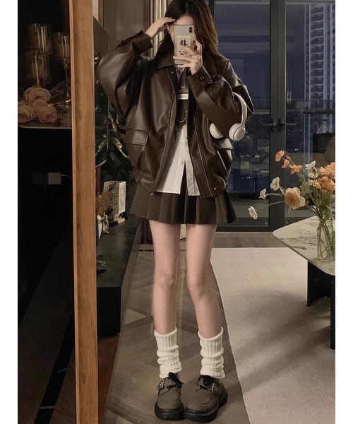 Ritzy(リッツィー)の「PUコート(ピーコート・レディース・ブラック/ブラウン・M/L)」の8枚目の写真