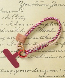 M2SUQARED（エムツースクエア）の「【M2SUQARED/エムツースクエア】カラーブレイド スマホハンドストラップ／編み込みデザイン マルチカラー ユニセックス（スマホグッズ）」