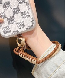 M2SUQARED（エムツースクエア）の「【M2SUQARED/エムツースクエア】カラーブレイド スマホハンドストラップ／編み込みデザイン マルチカラー ユニセックス（スマホグッズ）」