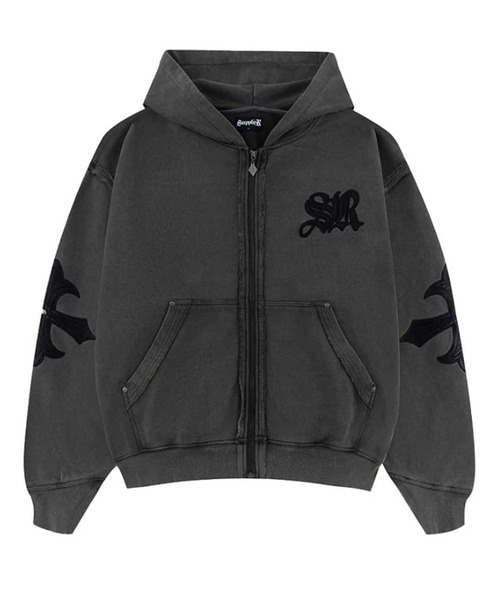 SUPPLIER/サプライヤー Fleur Leather Patch hoodie フーディー SUPPLIER/サプライヤー Fleur Leather Patch hoodie フーディー