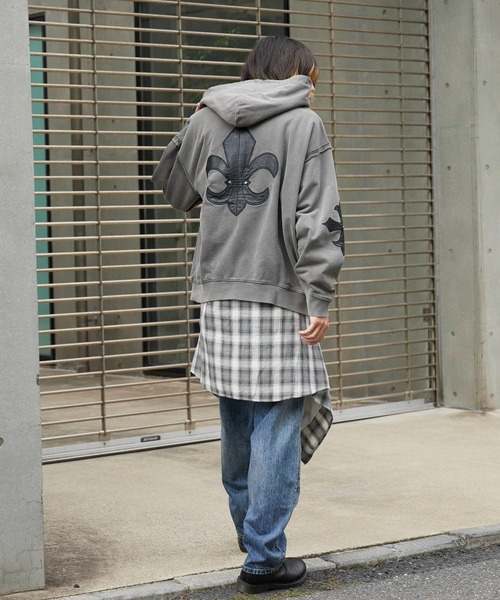 SUPPLIER/サプライヤー フーディー パーカー セール】SUPPLIER/サプライヤー Vintage Wash Logo Hoodie フーディー
