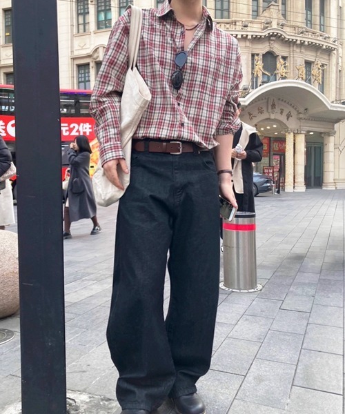 NOWLE（ノウル）の「【NOWLE】アースカラー クラシック チェックシャツ（シャツ/ブラウス・メンズ・チェック・X-LARGE/LARGE/MEDIUM）」の6枚目の写真