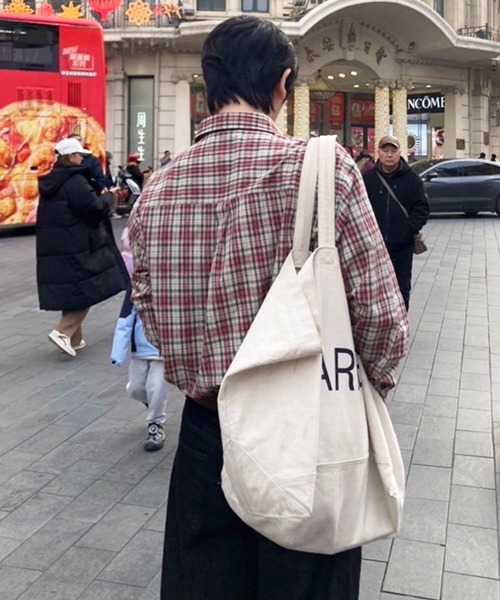 NOWLE（ノウル）の「【NOWLE】アースカラー クラシック チェックシャツ（シャツ/ブラウス・メンズ・チェック・X-LARGE/LARGE/MEDIUM）」の7枚目の写真