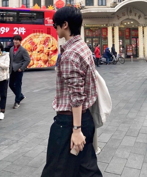 NOWLE（ノウル）の「【NOWLE】アースカラー クラシック チェックシャツ（シャツ/ブラウス・メンズ・チェック・X-LARGE/LARGE/MEDIUM）」の10枚目の写真