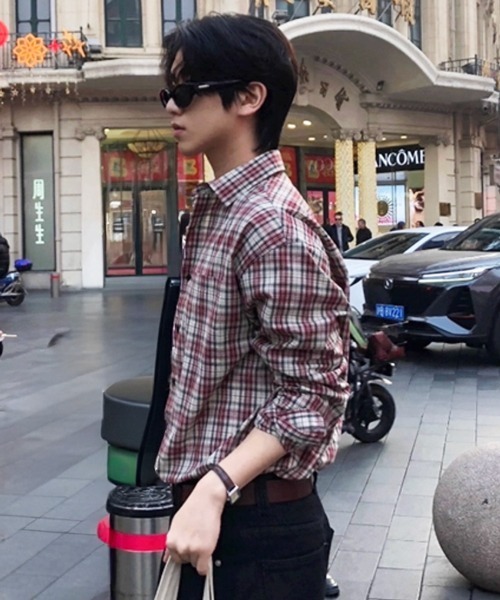 NOWLE（ノウル）の「【NOWLE】アースカラー クラシック チェックシャツ（シャツ/ブラウス・メンズ・チェック・X-LARGE/LARGE/MEDIUM）」の14枚目の写真