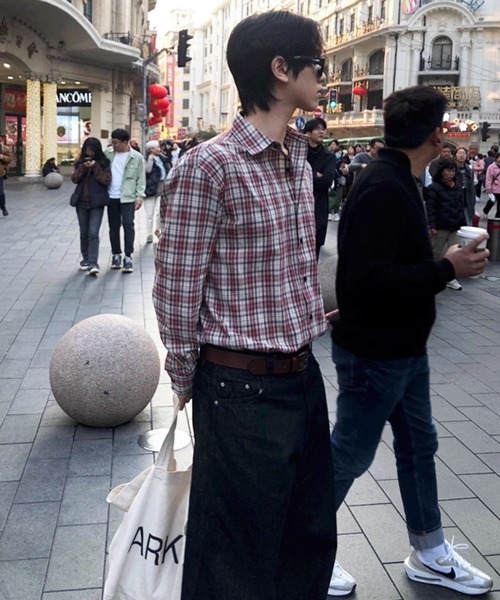 NOWLE（ノウル）の「【NOWLE】アースカラー クラシック チェックシャツ（シャツ/ブラウス・メンズ・チェック・X-LARGE/LARGE/MEDIUM）」の15枚目の写真