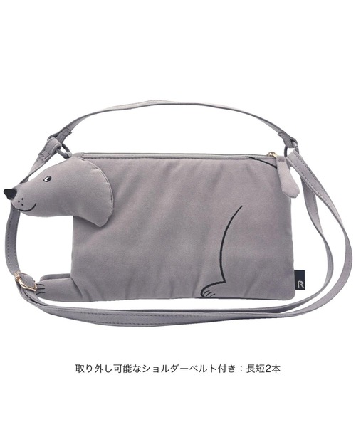 ROOTOTE(ルートート)の「ルートート / EU.べビールー.オスワリパピーA(ショルダーバッグ・レディース・ホワイト/ブラック/ベージュ/グレー・FREE)」の10枚目の写真