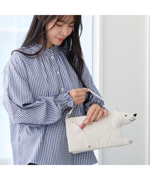 ROOTOTE(ルートート)の「ルートート / EU.べビールー.オスワリパピーA(ショルダーバッグ・レディース・ホワイト/ブラック/ベージュ/グレー・FREE)」の19枚目の写真
