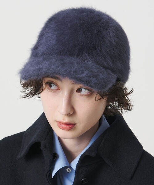 UNITED ARROWS（ユナイテッドアローズ）の「ヘアリー キャップ（キャップ・レディース・オフホワイト/ダークグレー・FREE）」の8枚目の写真