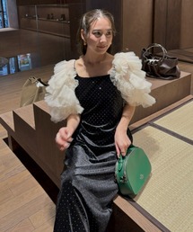 ANDRESD（アンドレスド）の「ミキシングフリルボレロ / mixing frills bolero（カーディガン/ボレロ）」