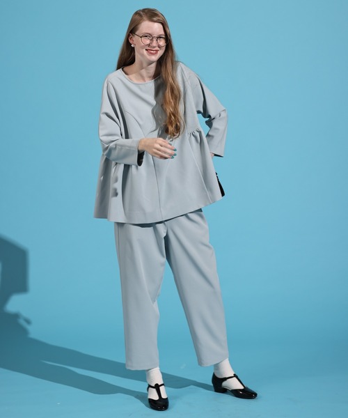 Kelen(ケレン)の「「KELEN / ケレン」テーパードトラウザー(その他パンツ・レディース・ブラック/サックスブルー/オフホワイト/ベージュ・S/M)」の12枚目の写真