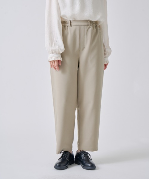 Kelen(ケレン)の「「KELEN / ケレン」テーパードトラウザー(その他パンツ・レディース・ブラック/サックスブルー/オフホワイト/ベージュ・S/M)」の20枚目の写真