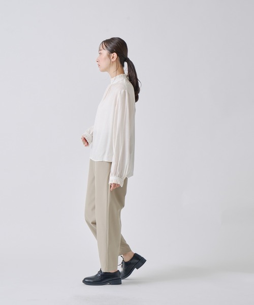 Kelen(ケレン)の「「KELEN / ケレン」テーパードトラウザー(その他パンツ・レディース・ブラック/サックスブルー/オフホワイト/ベージュ・S/M)」の21枚目の写真