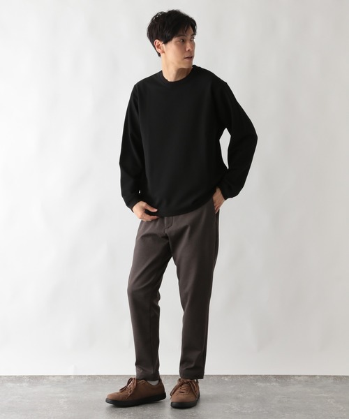 GLOBAL WORK（グローバルワーク）の「アムンゼンツイルプルオーバー/604182（スウェット・メンズ・ブラック/ライトベージュ/ネイビー・MEDIUM/SMALL/X-LARGE/LARGE）」の4枚目の写真