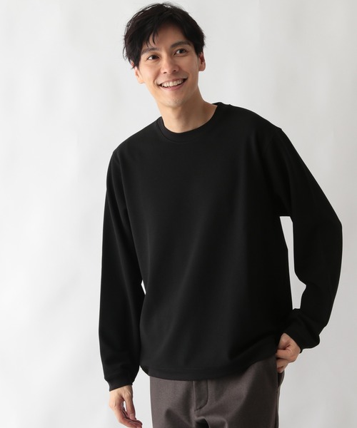 GLOBAL WORK（グローバルワーク）の「アムンゼンツイルプルオーバー/604182（スウェット・メンズ・ブラック/ライトベージュ/ネイビー・MEDIUM/SMALL/X-LARGE/LARGE）」の8枚目の写真