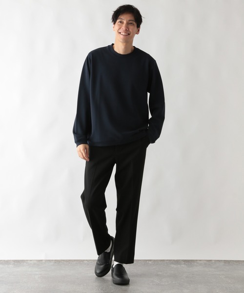 GLOBAL WORK（グローバルワーク）の「アムンゼンツイルプルオーバー/604182（スウェット・メンズ・ブラック/ライトベージュ/ネイビー・MEDIUM/SMALL/X-LARGE/LARGE）」の13枚目の写真