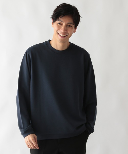 GLOBAL WORK（グローバルワーク）の「アムンゼンツイルプルオーバー/604182（スウェット・メンズ・ブラック/ライトベージュ/ネイビー・MEDIUM/SMALL/X-LARGE/LARGE）」の16枚目の写真