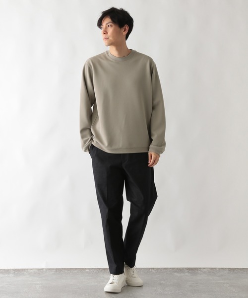 GLOBAL WORK（グローバルワーク）の「アムンゼンツイルプルオーバー/604182（スウェット・メンズ・ブラック/ライトベージュ/ネイビー・MEDIUM/SMALL/X-LARGE/LARGE）」の10枚目の写真