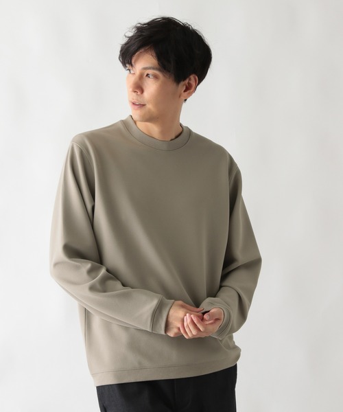 GLOBAL WORK（グローバルワーク）の「アムンゼンツイルプルオーバー/604182（スウェット・メンズ・ブラック/ライトベージュ/ネイビー・MEDIUM/SMALL/X-LARGE/LARGE）」の12枚目の写真