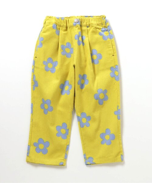 BREEZE(ブリーズ)の「【あったか】総柄ワンタックコーデュロイパンツ_ジュニア対応(その他パンツ・キッズ・ネイビー/ライム/ベージュ・150/140/130/120/110/100/90/80)」の1枚目の写真