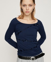 SLY | SWITCHING CUT TOPS スウィッチング カット トップス 秋服 冬服(Tシャツ/カットソー)