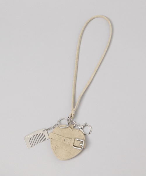 JEANASIS（ジーナシス）の「ミラー&クシチャーム/603977（キーホルダー・レディース・ブラウン/レッド/ベージュ/ブラック・FREE）」の4枚目の写真