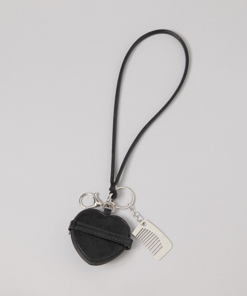 JEANASIS（ジーナシス）の「ミラー&クシチャーム/603977（キーホルダー・レディース・ブラウン/レッド/ベージュ/ブラック・FREE）」の5枚目の写真