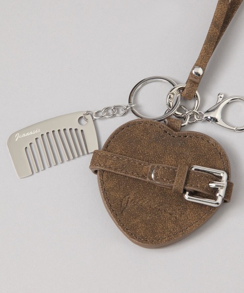 JEANASIS（ジーナシス）の「ミラー&クシチャーム/603977（キーホルダー・レディース・ブラウン/レッド/ベージュ/ブラック・FREE）」の11枚目の写真
