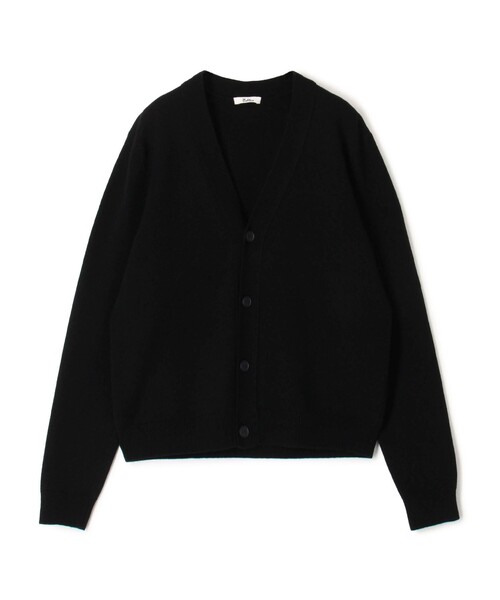 エクストラファインウール Vネックカーディガン