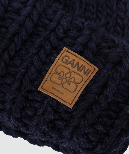 GANNI（ガニー）の「Graphic Wool Handknit Beanie（ニットキャップ/ビーニー・レディース・その他・ONESIZE）」の3枚目の写真