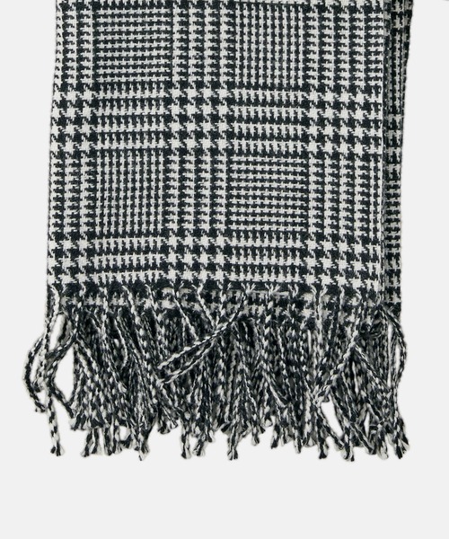 LE CIEL BLEU(ルシェルブルー)の「オーバーサイズウールスカーフ / Oversized Wool Scarf(ストール/ショール・レディース・グレー・36)」の4枚目の写真