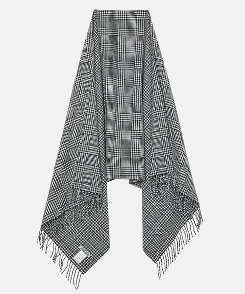 LE CIEL BLEU(ルシェルブルー)の「オーバーサイズウールスカーフ / Oversized Wool Scarf(ストール/ショール・レディース・グレー・36)」の2枚目の写真