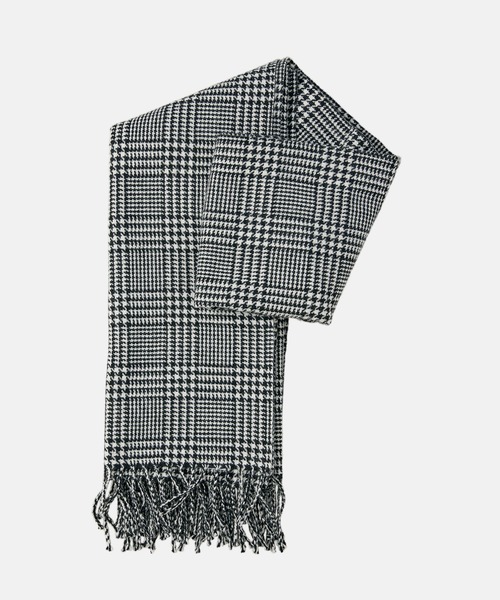 LE CIEL BLEU(ルシェルブルー)の「オーバーサイズウールスカーフ / Oversized Wool Scarf(ストール/ショール・レディース・グレー・36)」の11枚目の写真