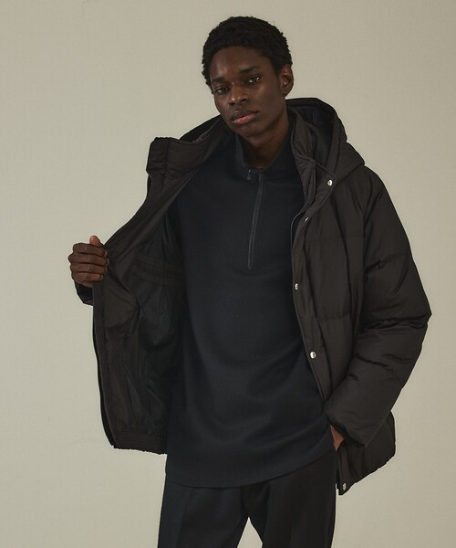 DESIGNWORKS（デザインワークス）の「【軽量 / 撥水】ショート ダウンジャケット（ダウンジャケット/コート・メンズ・ブラック/ライトグレー・46/48/50）」の20枚目の写真