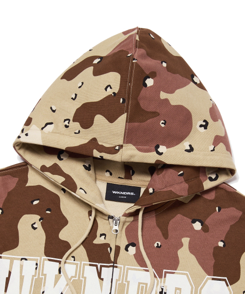WKNDRS(ウィーキャンドース)の「H.O.F ZIPUP HOODIE (D.CAMO)(パーカー・レディース・その他・LARGE/MEDIUM/X-LARGE)」の3枚目の写真