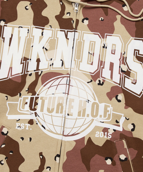 WKNDRS(ウィーキャンドース)の「H.O.F ZIPUP HOODIE (D.CAMO)(パーカー・レディース・その他・LARGE/MEDIUM/X-LARGE)」の6枚目の写真