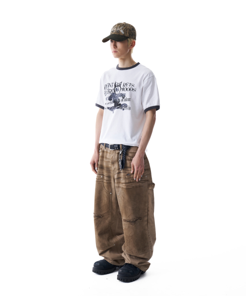 AAKAM(アーカム)の「Dirty Washed Double Knee Cotton Pants (Beige)(その他パンツ・レディース・その他・1/2)」の13枚目の写真