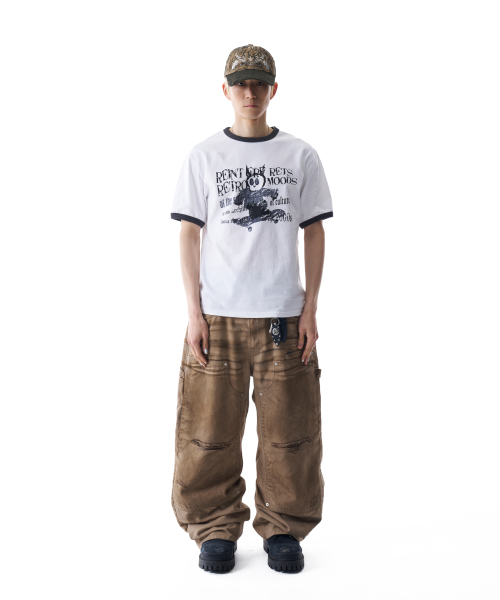 AAKAM(アーカム)の「Dirty Washed Double Knee Cotton Pants (Beige)(その他パンツ・レディース・その他・1/2)」の14枚目の写真