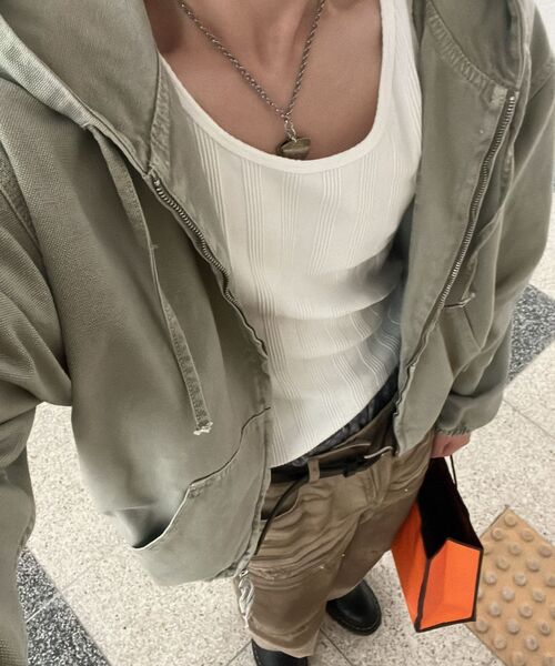 AAKAM(アーカム)の「Dirty Washed Double Knee Cotton Pants (Beige)(その他パンツ・レディース・その他・1/2)」の15枚目の写真