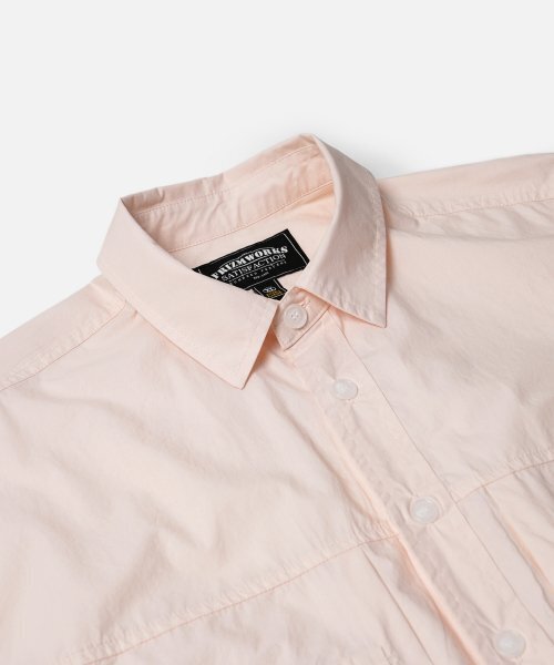 FRIZMWORKS(フリズムワークス)の「PAPER COTTON TRUCKER HALF SHIRT _ ASH PINK(シャツ/ブラウス・レディース・その他・MEDIUM/LARGE)」の3枚目の写真