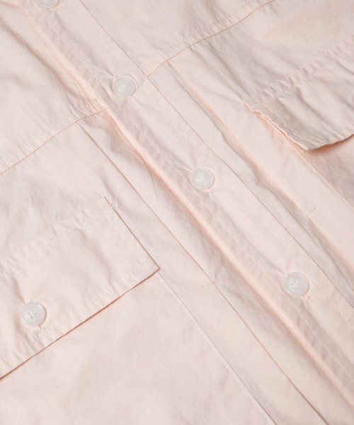 FRIZMWORKS(フリズムワークス)の「PAPER COTTON TRUCKER HALF SHIRT _ ASH PINK(シャツ/ブラウス・レディース・その他・MEDIUM/LARGE)」の4枚目の写真