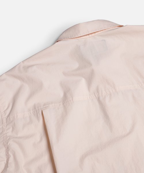 FRIZMWORKS(フリズムワークス)の「PAPER COTTON TRUCKER HALF SHIRT _ ASH PINK(シャツ/ブラウス・レディース・その他・MEDIUM/LARGE)」の8枚目の写真