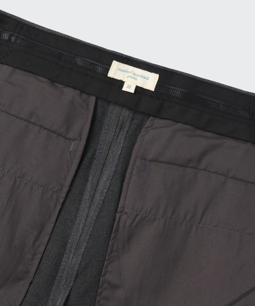 MUSINSA STANDARD(ムシンサスタンダード)の「リサイクルツーピンタックワイドヒドゥンバンディングスラックス2パック(スラックス・メンズ・その他・40/31/33/26/27/28/29/38/42/36/34/32/30)」の6枚目の写真
