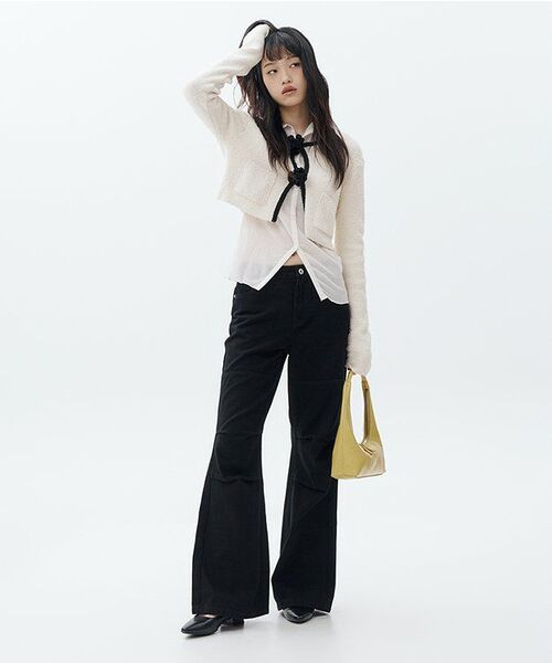 Kijun(キジュン)の「Crochet Knit Jacket Ivory(カーディガン/ボレロ・レディース・その他・SMALL/MEDIUM)」の3枚目の写真