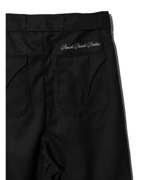 PUNCH DRUNK PARTIES（パンチドランクパーティーズ）の「Embroidered Trousers (BLACK)（スラックス・メンズ・その他・1/2/3）」の5枚目の写真