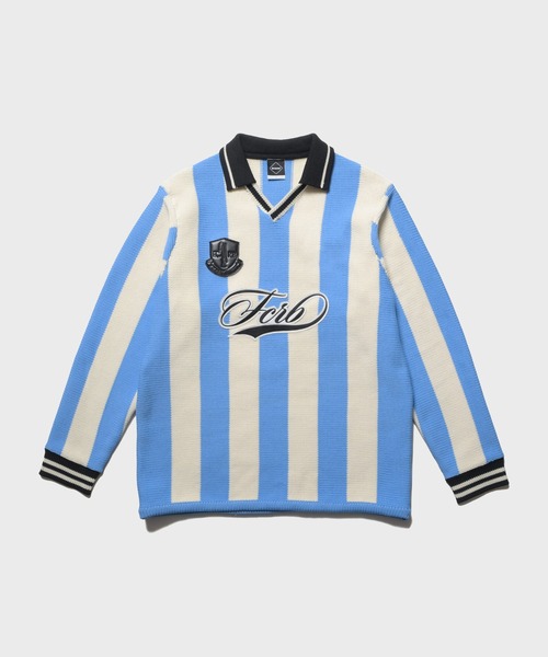 F.C.Real Bristol/エフシーレアルブリストル】STRIPE KNIT SHIRT