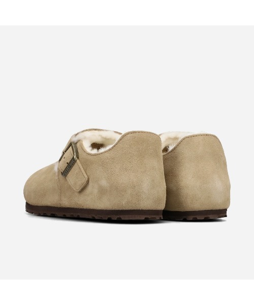 BIRKENSTOCK(ビルケンシュトック)の「BIRKENSTOCK LONDON SHEARLING SUEDE LEATHER -NARROW- / ビルケンシュトック ロンドンシアリング スエードレザー ナローフィット / 1028470(スニーカー・レディース・ベージュ・35/36/37/38/39/40)」の3枚目の写真