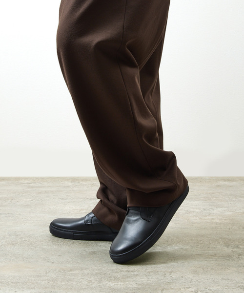 PADRONE（パドローネ）の「PADRONE パドローネ / Ex. FRONT GORE SHOES 別注クロームレザーフロントゴアシューズ / PA7043-2003（スニーカー・メンズ・ブラック・40/41/42）」の3枚目の写真